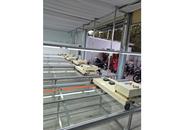 Máy sấy chạy bàn in áo thun: MS - 01